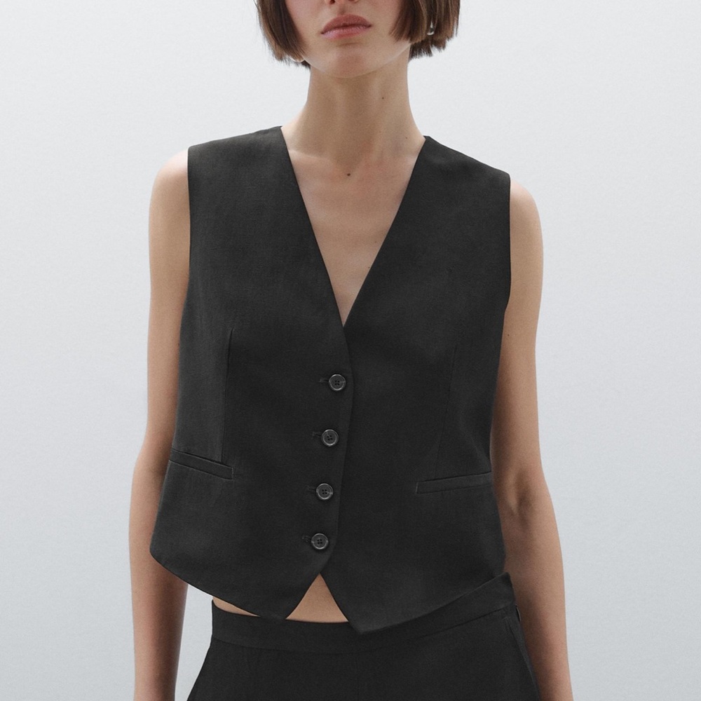 Massimo Dutti Black Garment